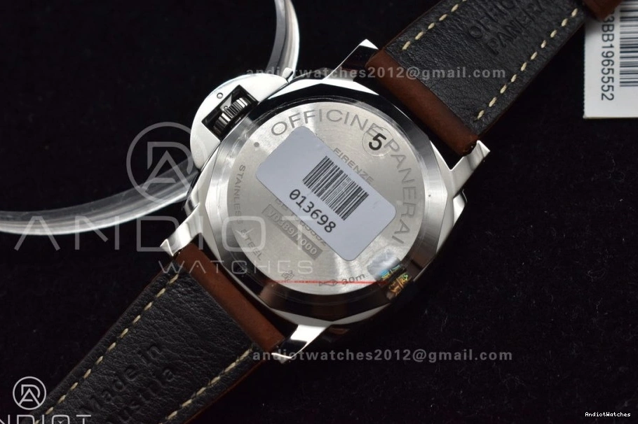 Luminor Strap Brown Edition Asso on Best White Due Dial Bold VSF 977 PAM1046 AXXXIV 0714